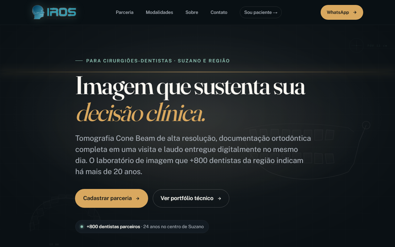 Landing iros Radiologia